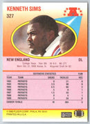 1990 Fleer Kenneth Sims