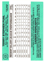 1984 Donruss Terry Puhl #476