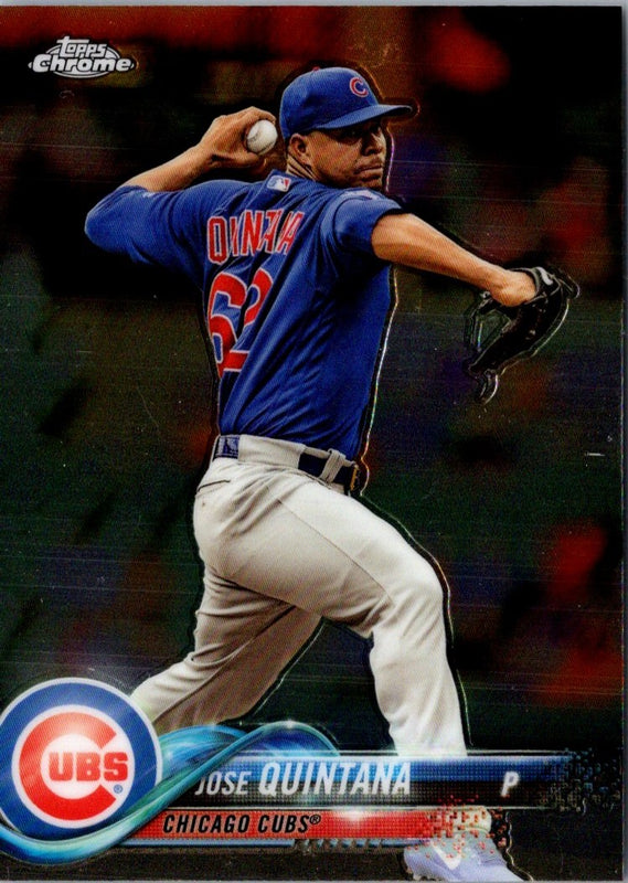 2018 Topps Chrome Jose Quintana #48