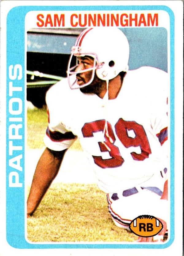 1978 Topps Sam Cunningham #341