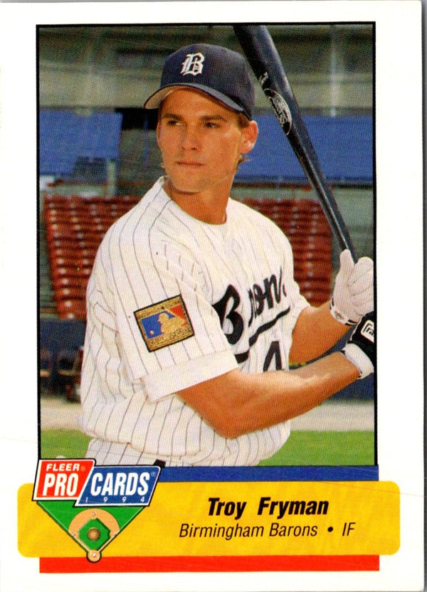 1994 Fleer ProCards Troy Fryman #629