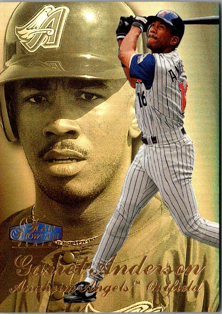 1998 Flair Showcase Row 3 Garret Anderson