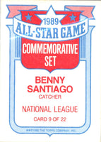 1990 Topps Glossy All-Stars Benny Santiago #9