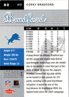 2006 Ultra Corey Bradford #80