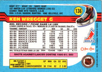 1991 O-Pee-Chee Ken Wregget #136