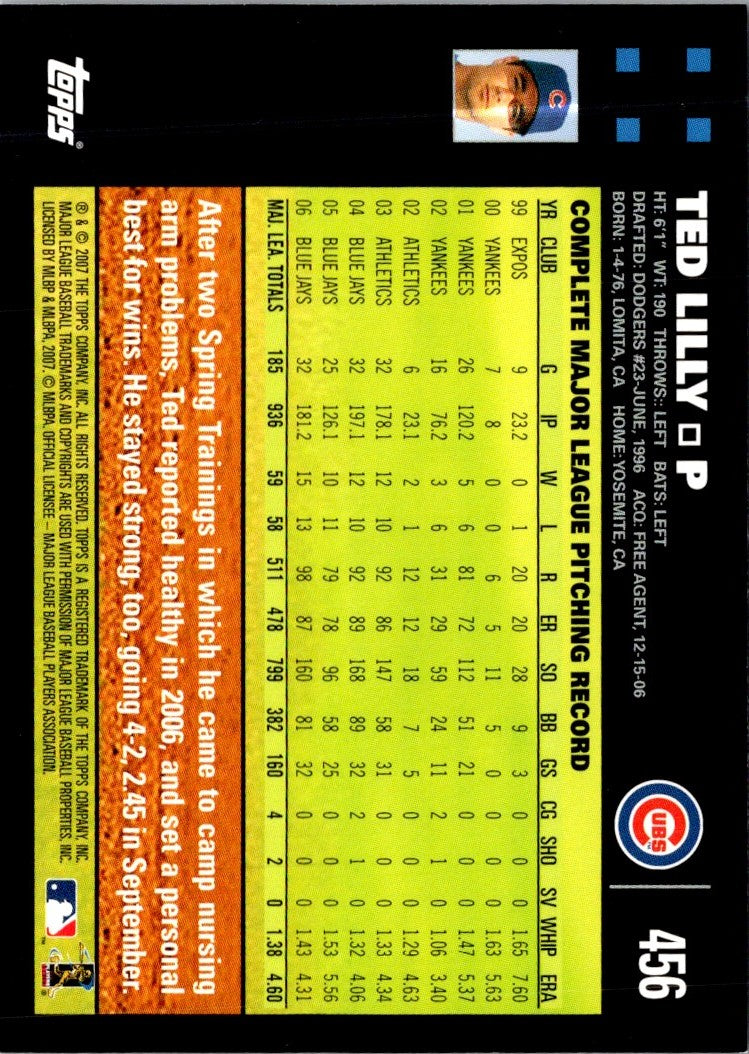 2007 Topps Ted Lilly