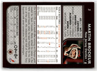 2002 Be a Player Memorabilia Stanley Cup Playoffs Martin Brodeur #SC-08