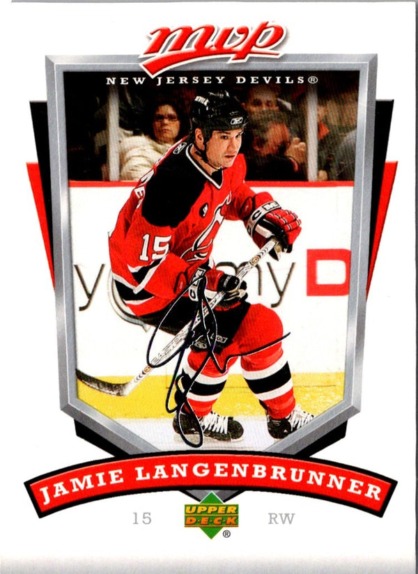 2006 Upper Deck MVP Jamie Langenbrunner #179