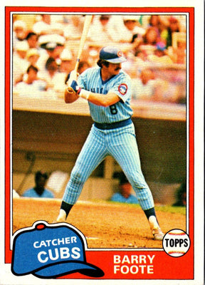 1981 Topps Barry Foote #492
