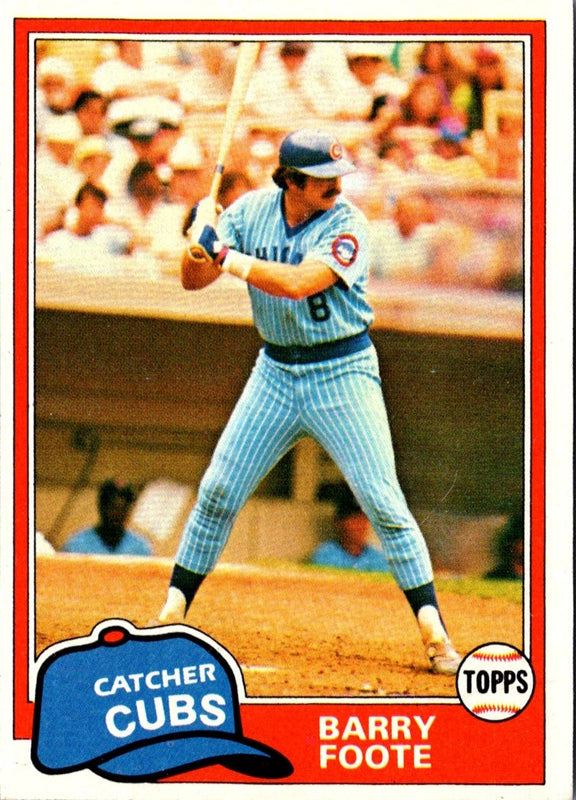 1981 Topps Barry Foote #492