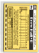 1990 Topps Tiffany Drew Hall