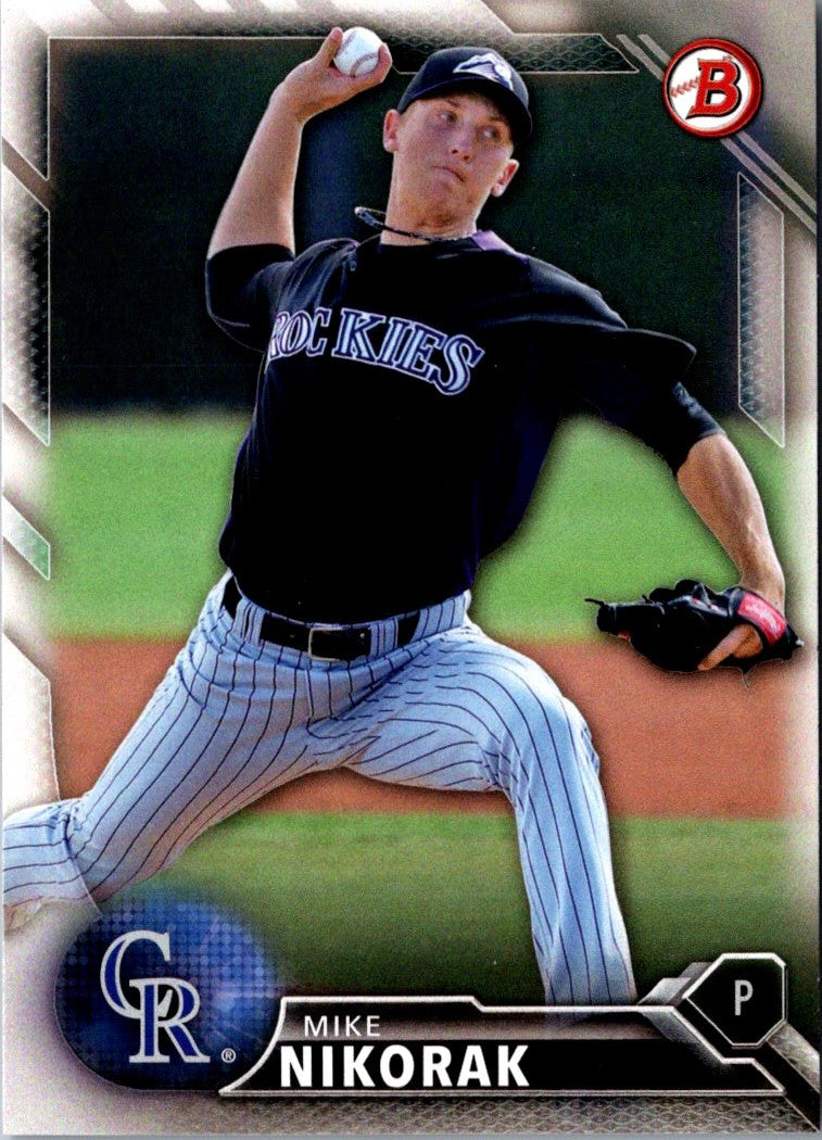 2016 Bowman Prospects Mike Nikorak