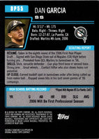 2006 Bowman Chrome Draft Picks & Prospects Dan Garcia #DP55