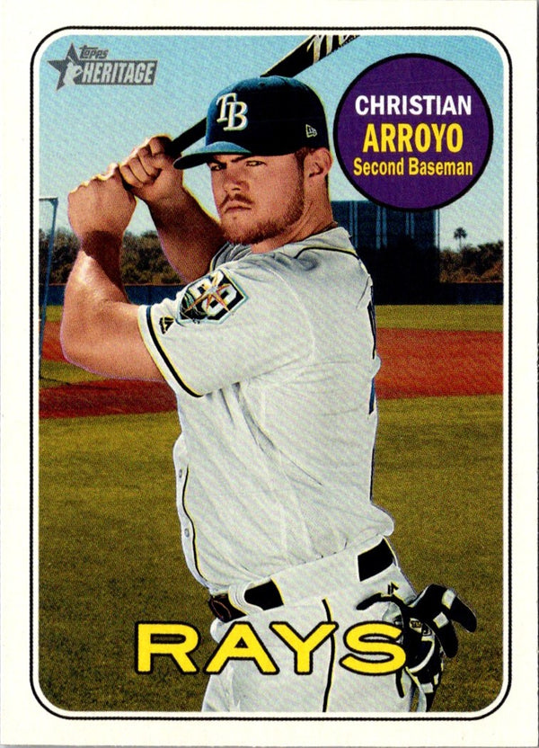 2018 Topps Heritage Christian Arroyo #613