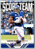 2021 Score Team Saquon Barkley #ST20