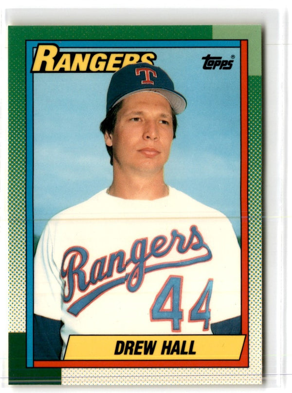 1990 Topps Tiffany Drew Hall #463