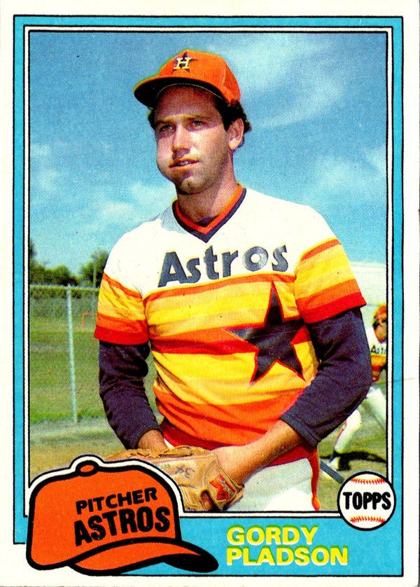 1981 Topps Gordy Pladson #491 Rookie