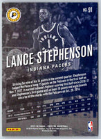 2017 Prestige Lance Stephenson #91