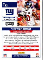 2016 Panini Playoff Victor Cruz #122