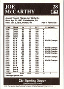 1991 Conlon Collection TSN Joe McCarthy