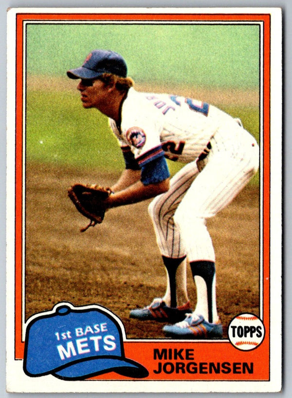 1981 Topps Mike Jorgensen #698