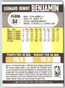 1990 Fleer Benoit Benjamin