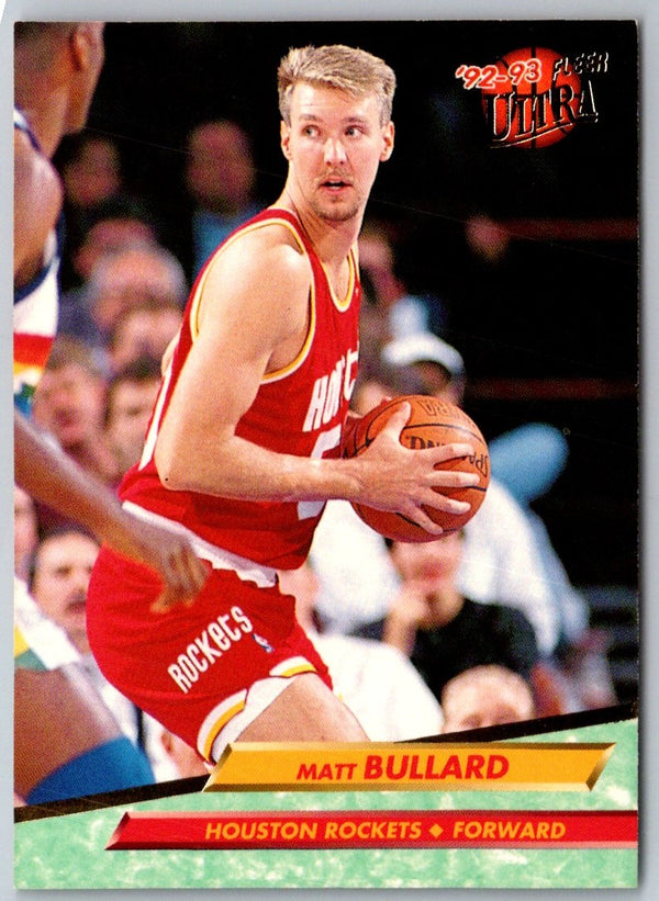 1992 Ultra Matt Bullard #268