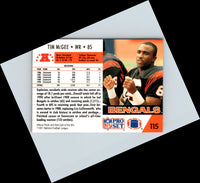 1991 Pro Set Tim McGee #115