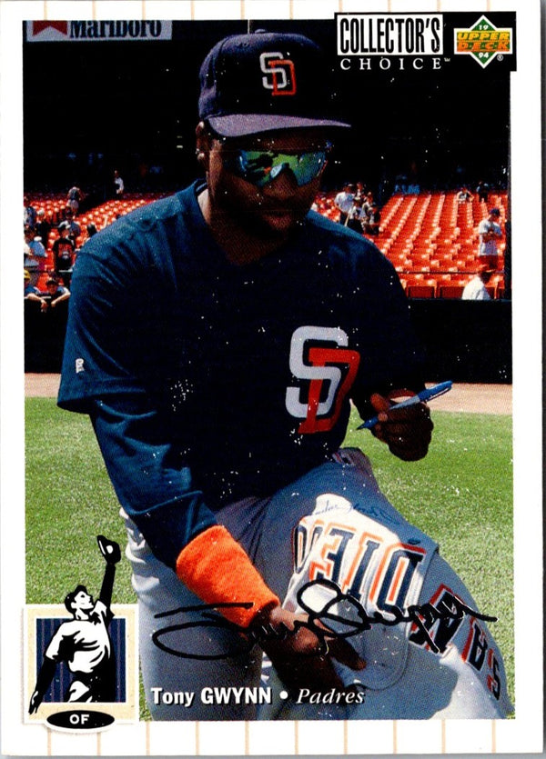 1994 Collector's Choice Silver Signature Tony Gwynn #122