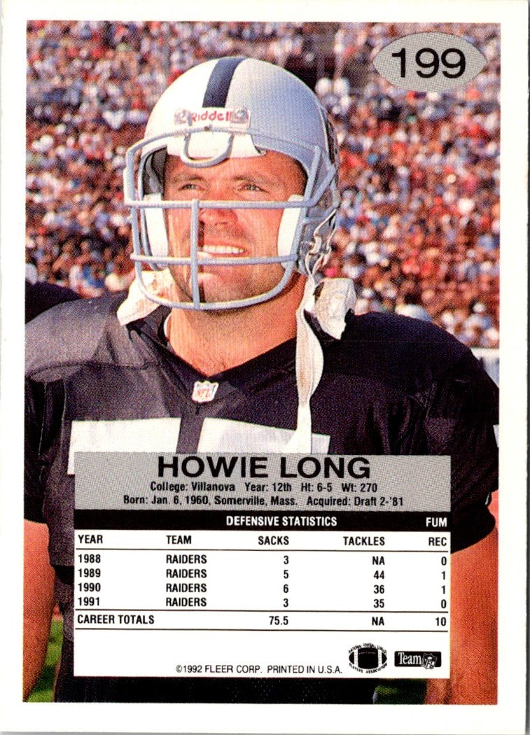 1992 Fleer Howie Long