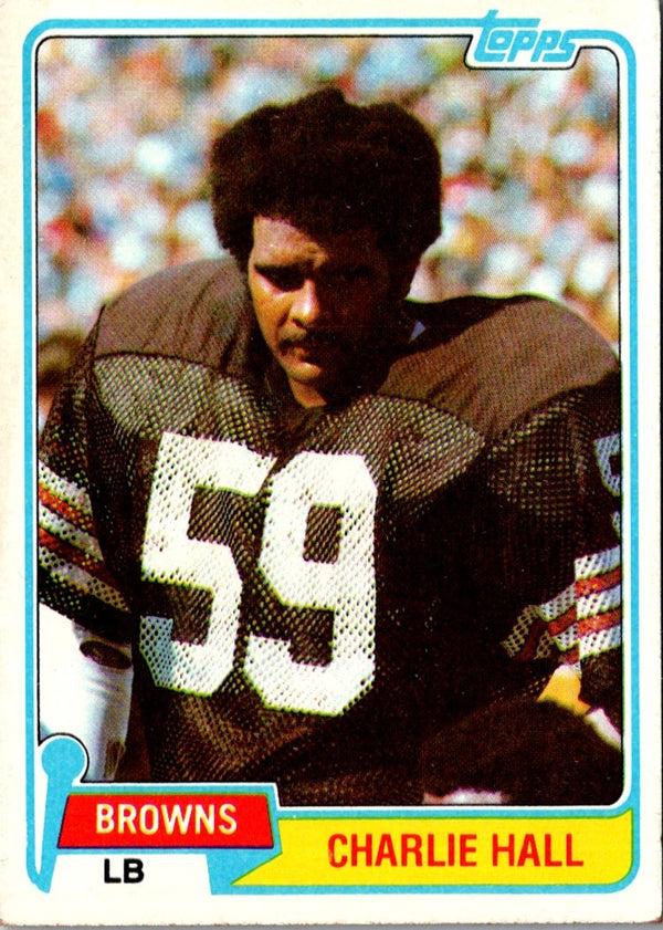 1981 Topps Charlie Hall #89