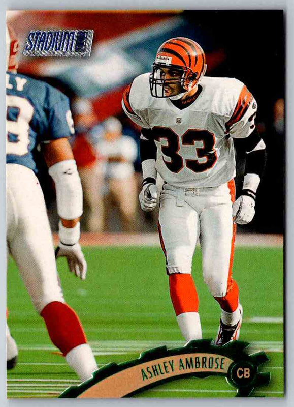 1997 Topps Stadium Club Football Ashley Ambrose #201