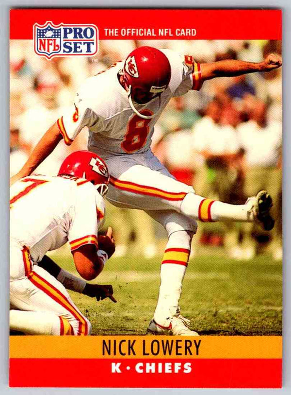 1990 Pro Set Nick Lowery #144