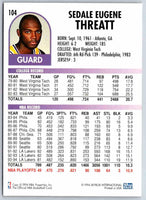 1995 Skybox Sedale Threatt #104