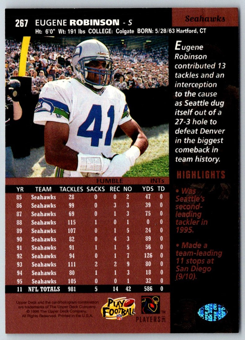 1998 Upper Deck ShopKo Green Bay Packers I Eugene Robinson