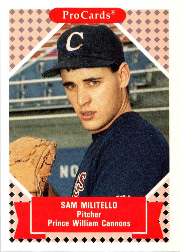 1991 ProCards Sam Militello #122