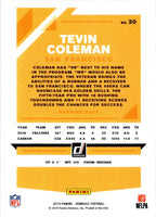 2019 Donruss Tevin Coleman #20