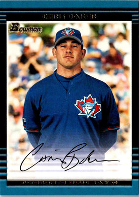 2002 Bowman Chris Baker #130 Rookie