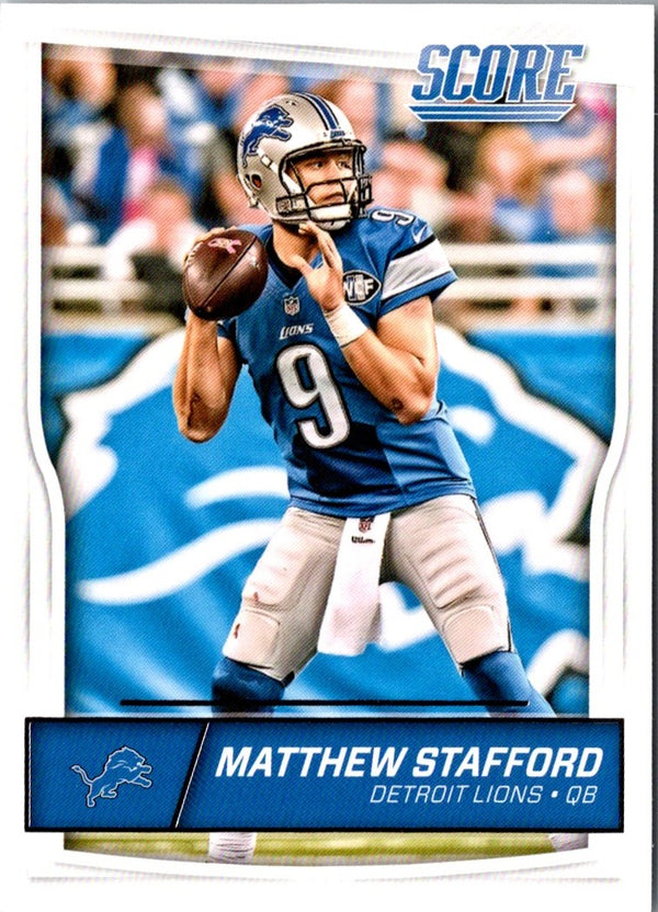 2016 Score Matthew Stafford #107