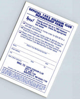 1993 Topps Membership Form #NNO