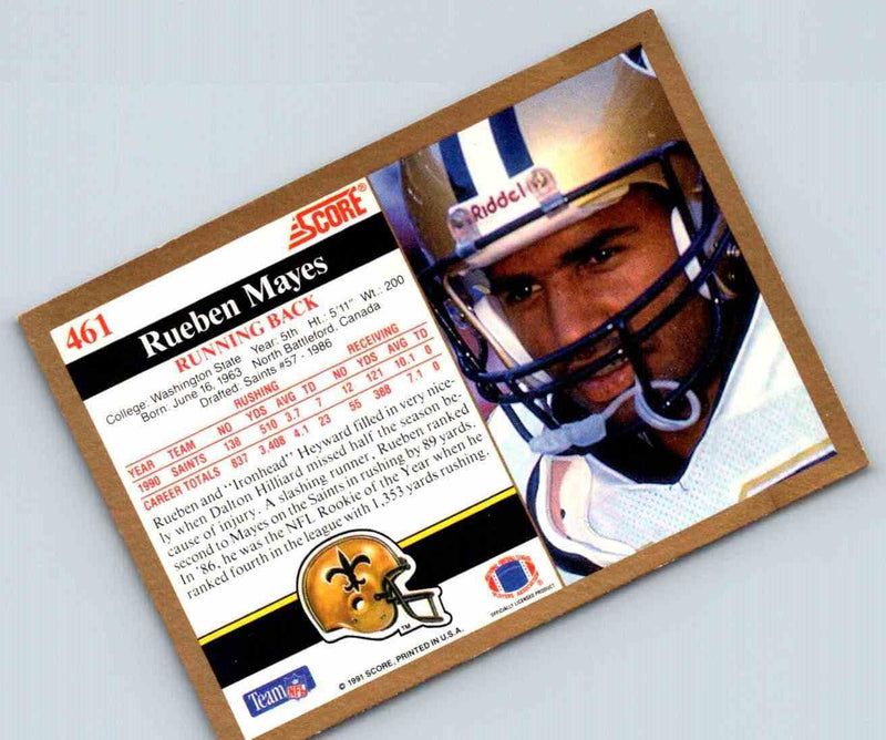 1991 Score Rueben Mayes