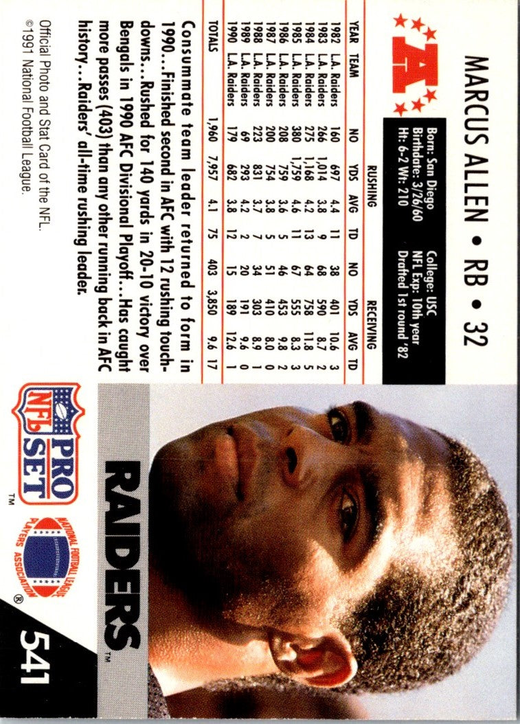 1991 Pro Set Marcus Allen