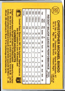 1987 Donruss Chris Bando