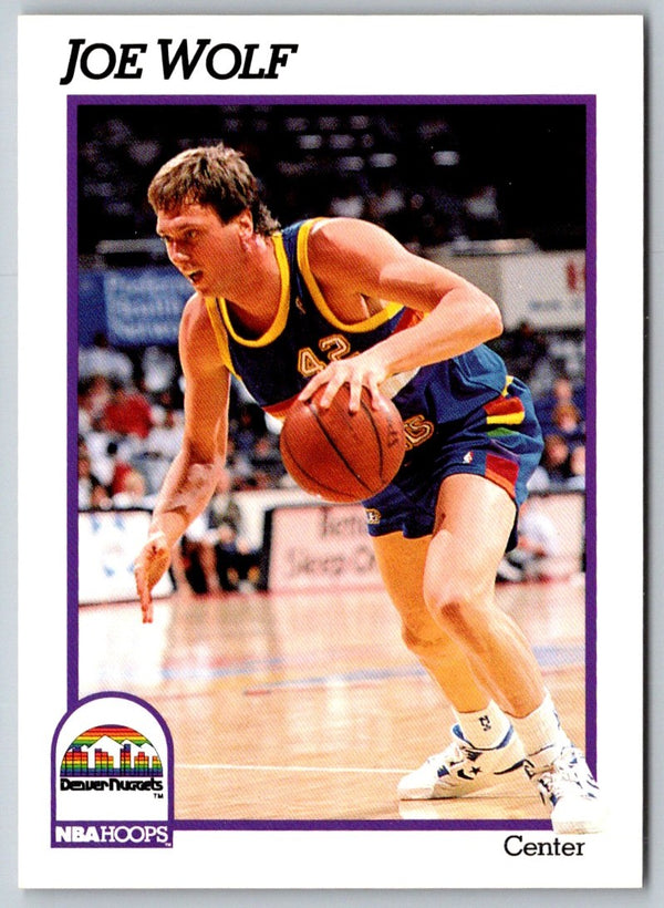 1991 Hoops Joe Wolf #57