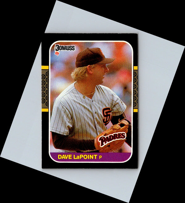 1986 Donruss Dave Lapoint #607