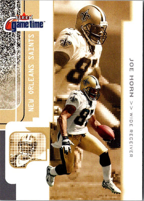 2001 Fleer Game Time Joe Horn #83