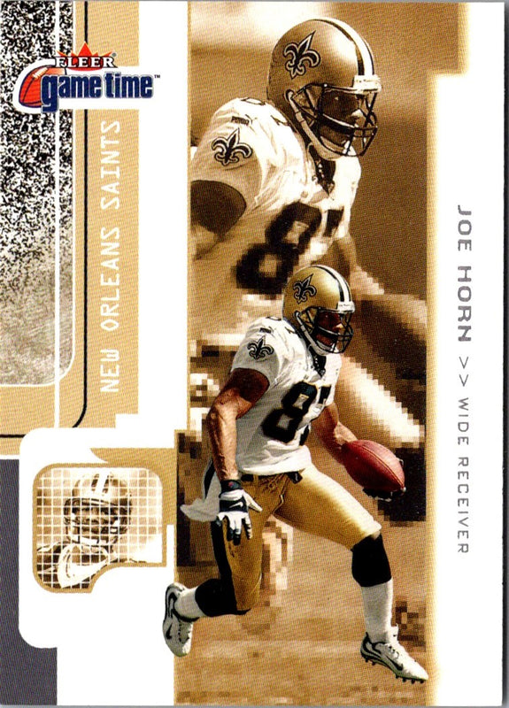 2001 Fleer Game Time Joe Horn #83