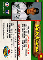 1993 Stadium Club Colorado Rockies Rudy Seanez #16