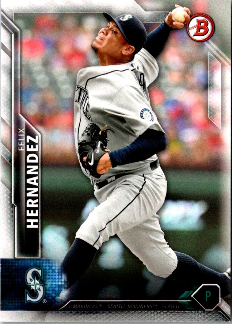 2016 Bowman Felix Hernandez