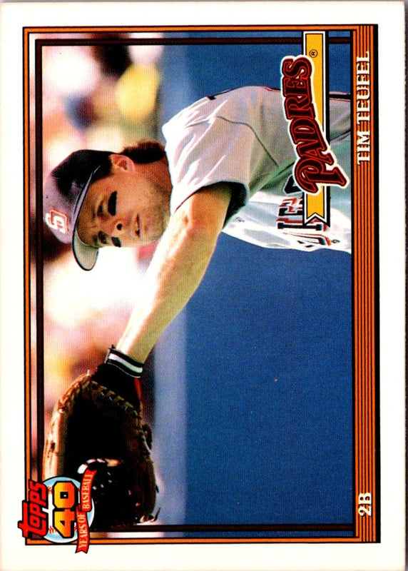 1991 Topps Traded Tim Teufel #120T